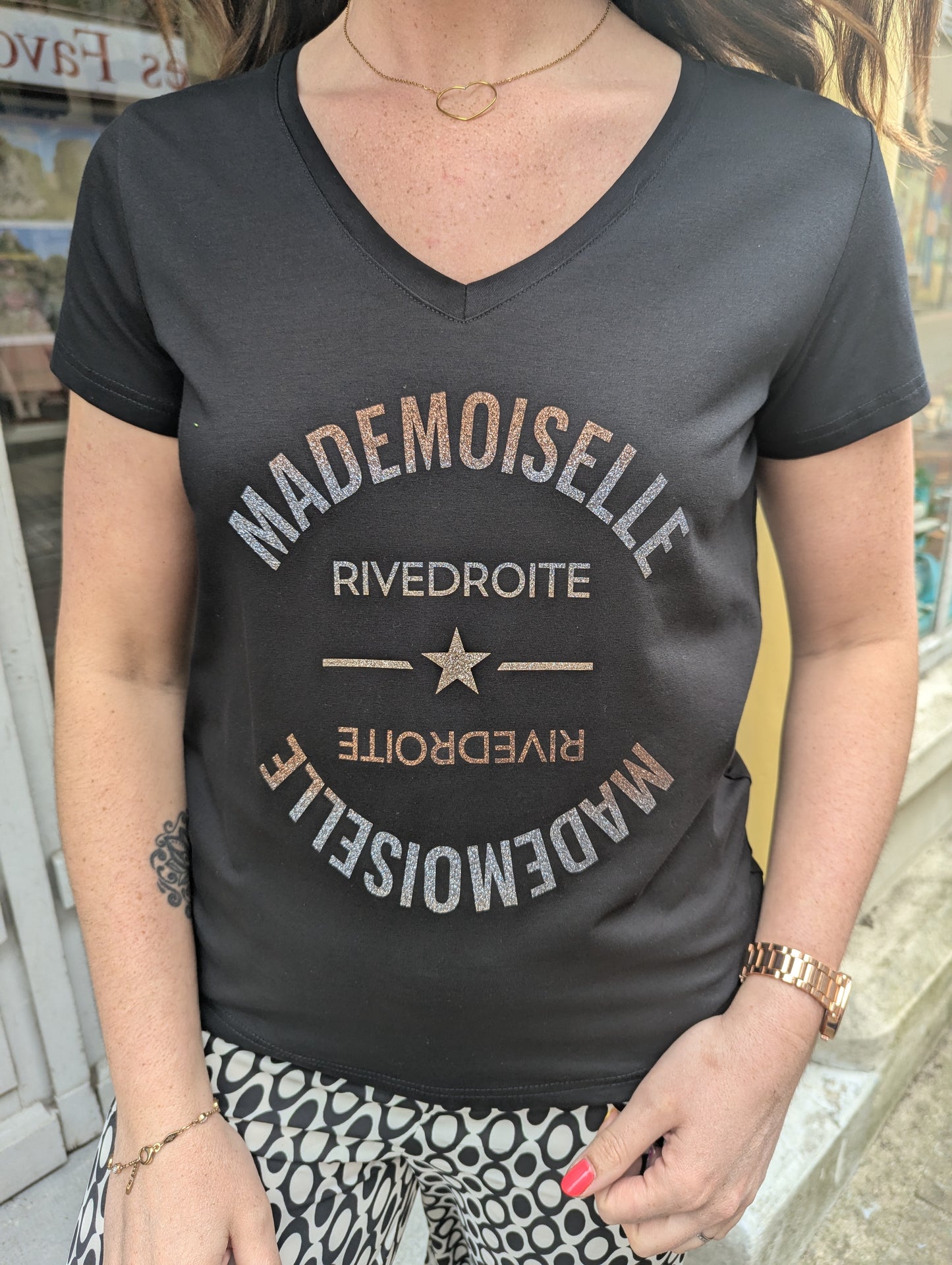 T-shirt MADEMOISELLE RIVE DROITE