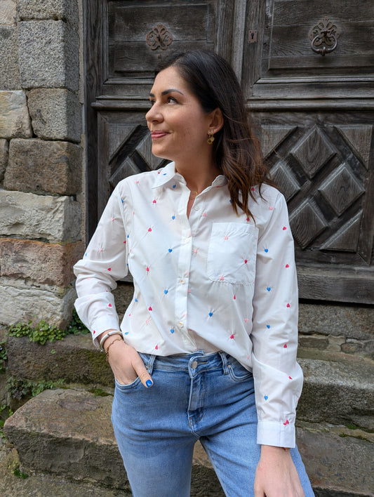 Chemise COEURS multicolore