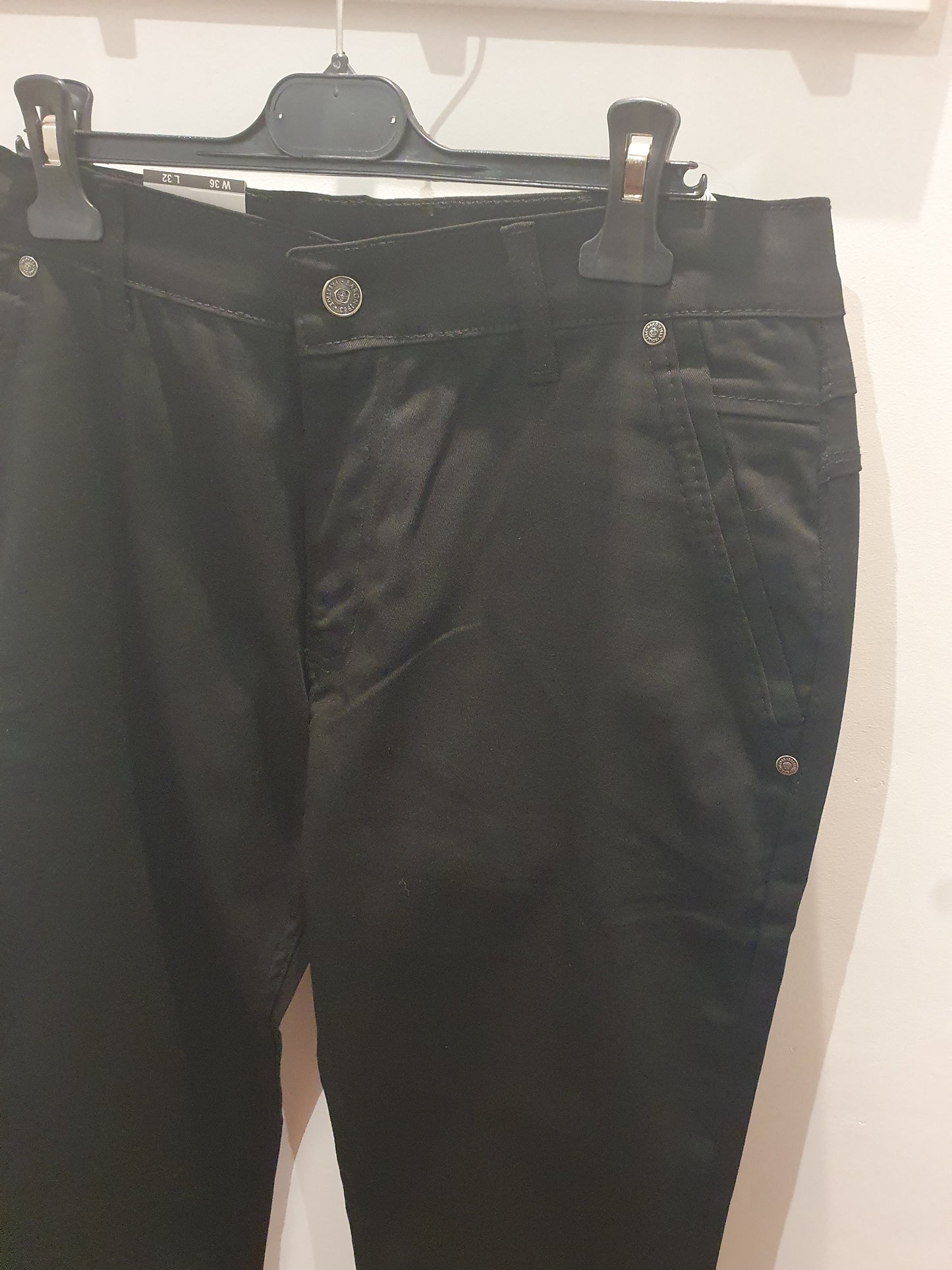 Pantalon chino homme noir classique chic