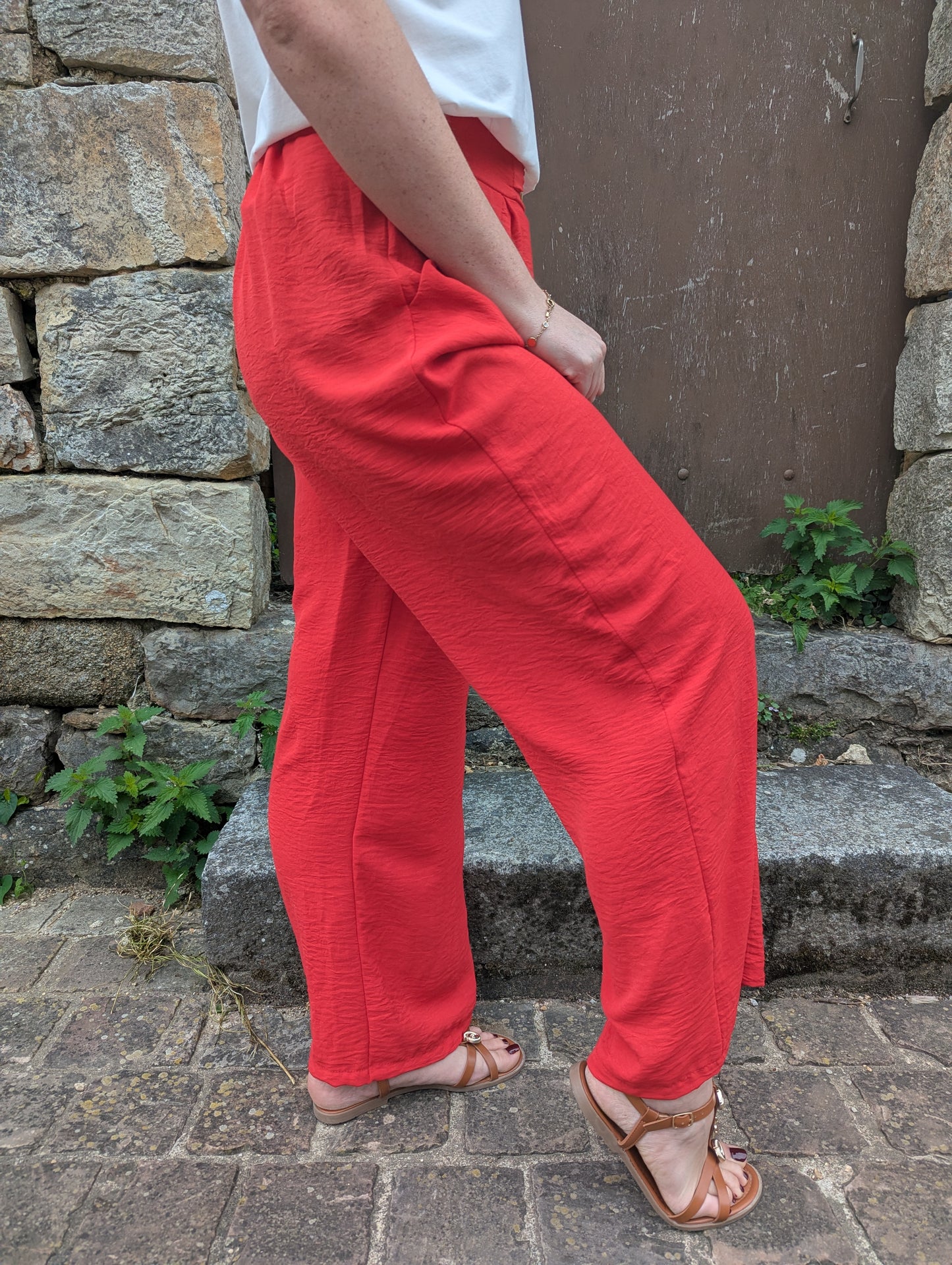 Pantalon SOFIA (rouge)