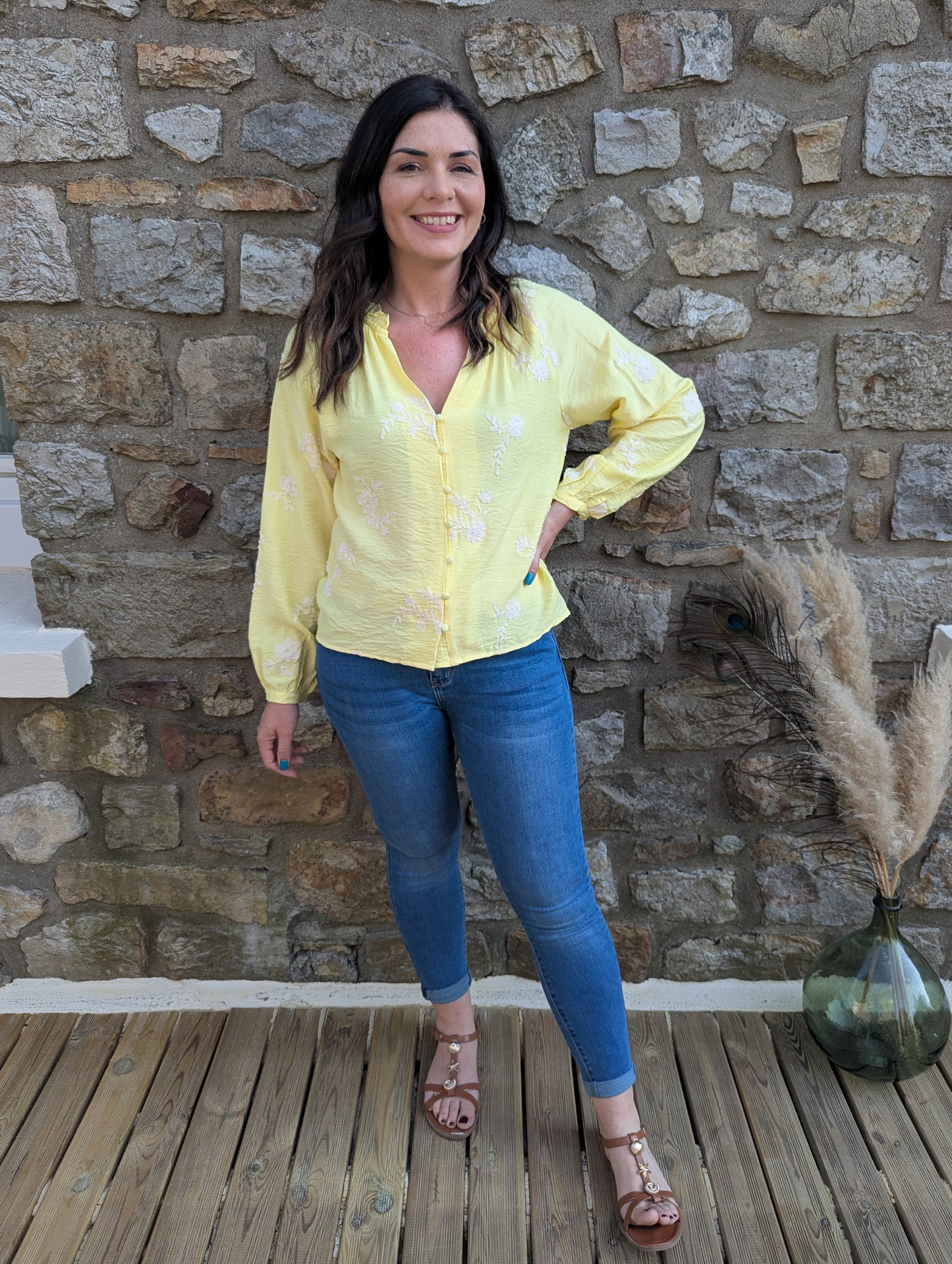 Blouse ALBI (jaune)