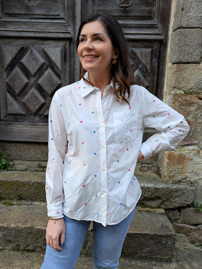 Chemise COEURS multicolore