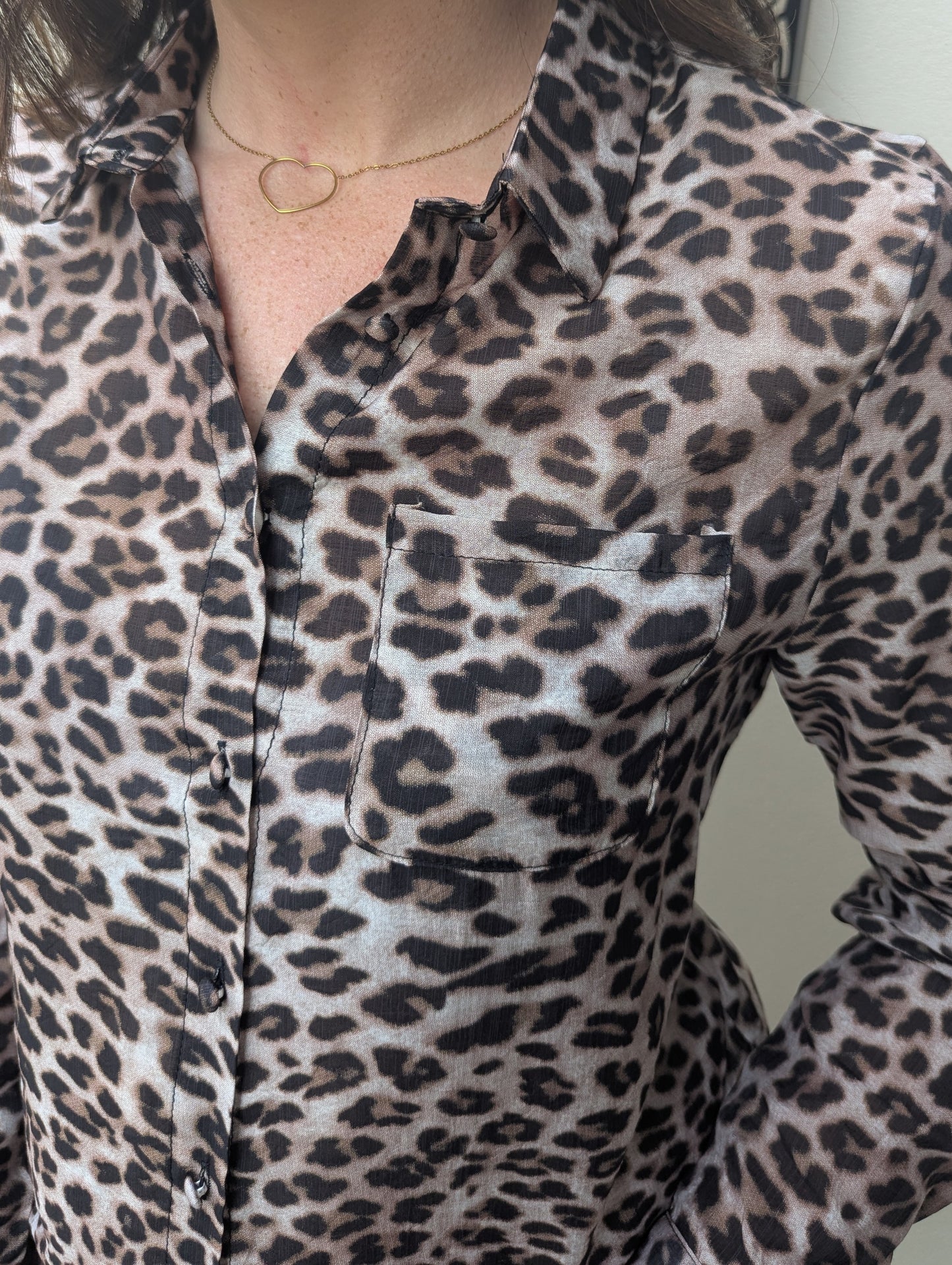 Chemise LÉOPARD marron