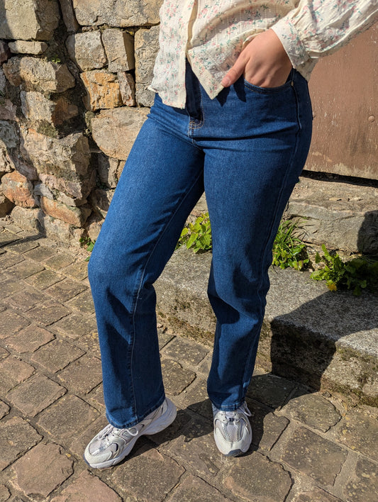 Jean large QUEBEC Kids (bleu moyen)