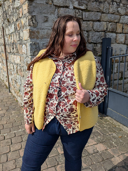 Gilet QUIMPER Curvy (jaune)