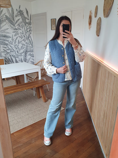 Blouse TROUVILLE (bleu)