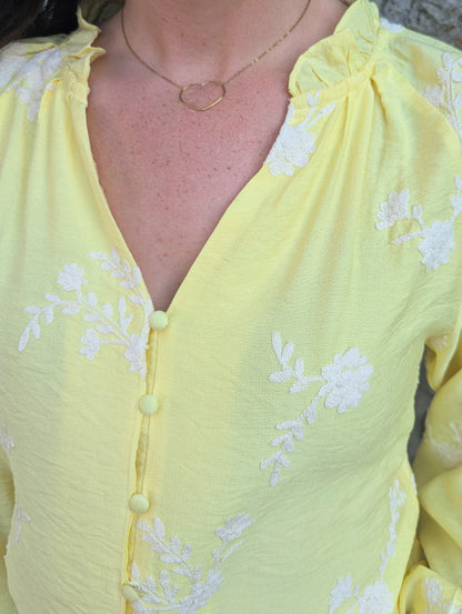Blouse ALBI (jaune)