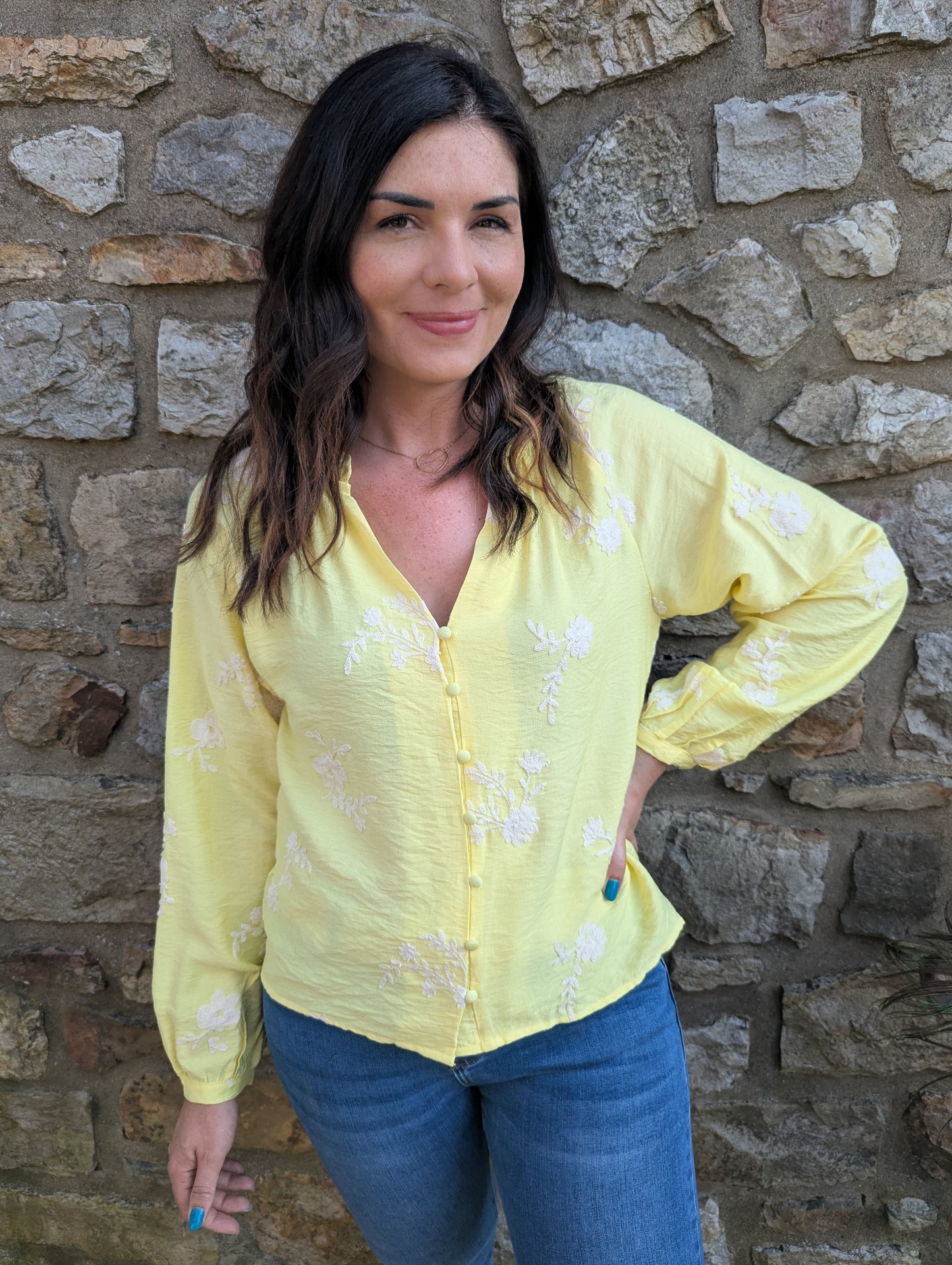 Blouse ALBI (jaune)