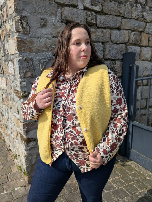 Gilet QUIMPER Curvy (jaune)