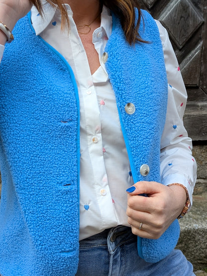 Gilet QUIMPER (bleu clair)