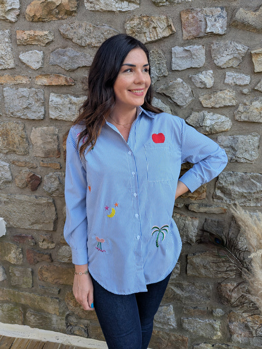 Chemise rayée ROUEN