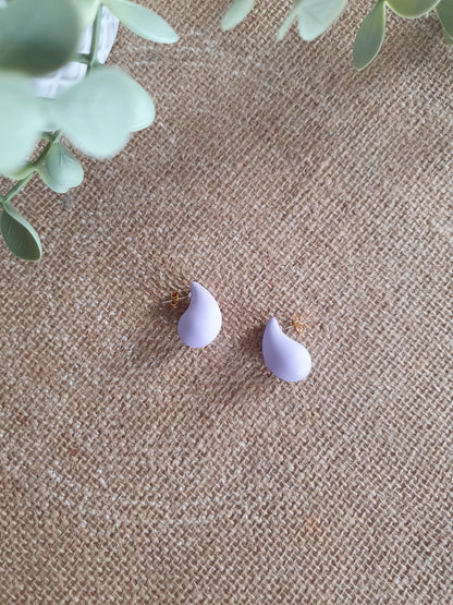 Boucles d'oreilles multicolores forme de goutte pep's