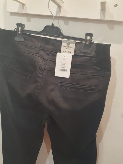 Pantalon chino homme noir classique chic