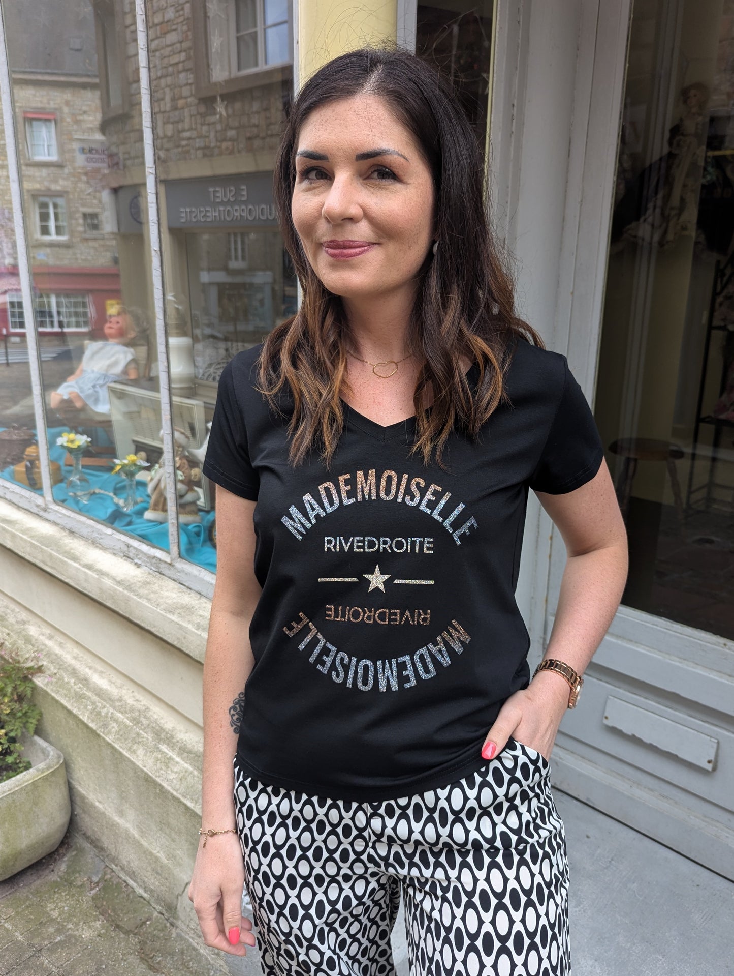 T-shirt MADEMOISELLE RIVE DROITE