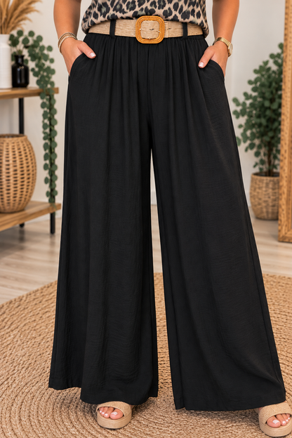 Pantalon TOULON Curvy (noir)