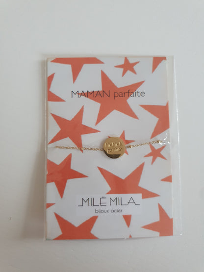 Bracelet maman pour fête des mères idée cadeau avec carte