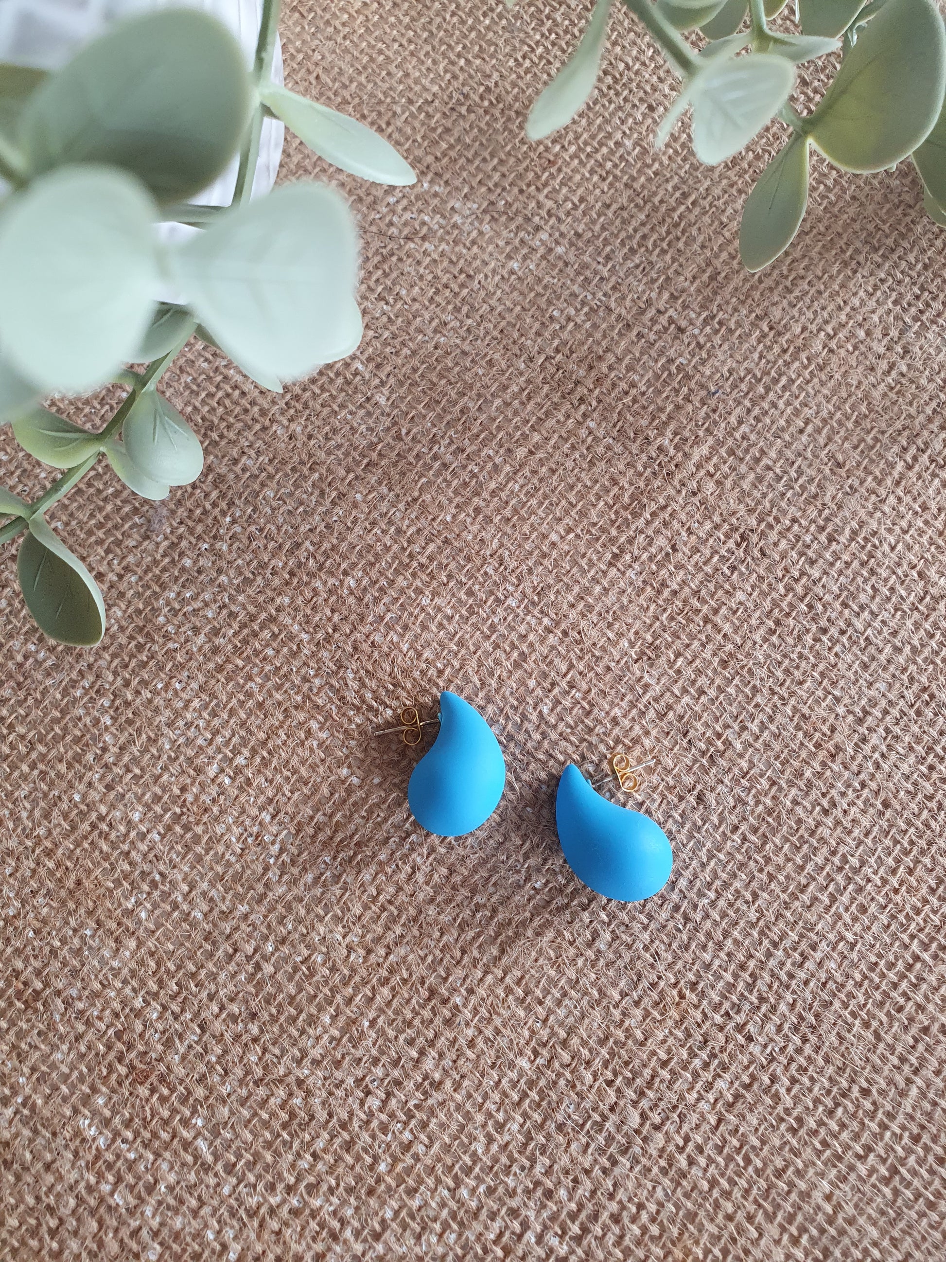 Boucles d'oreilles multicolores forme de goutte pep's
