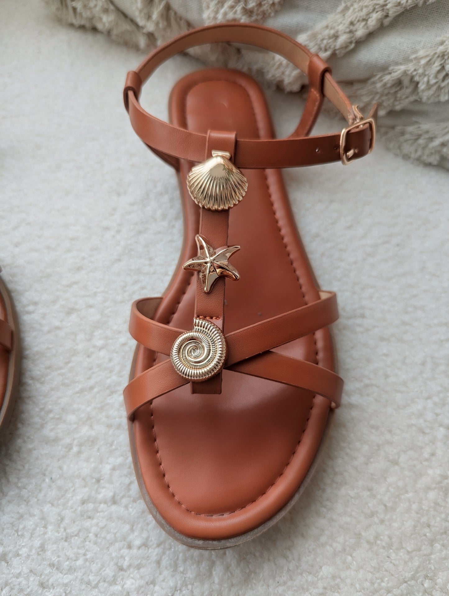 Sandales coquillages NAPLES
