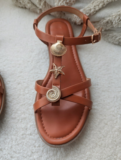 Sandales coquillages NAPLES