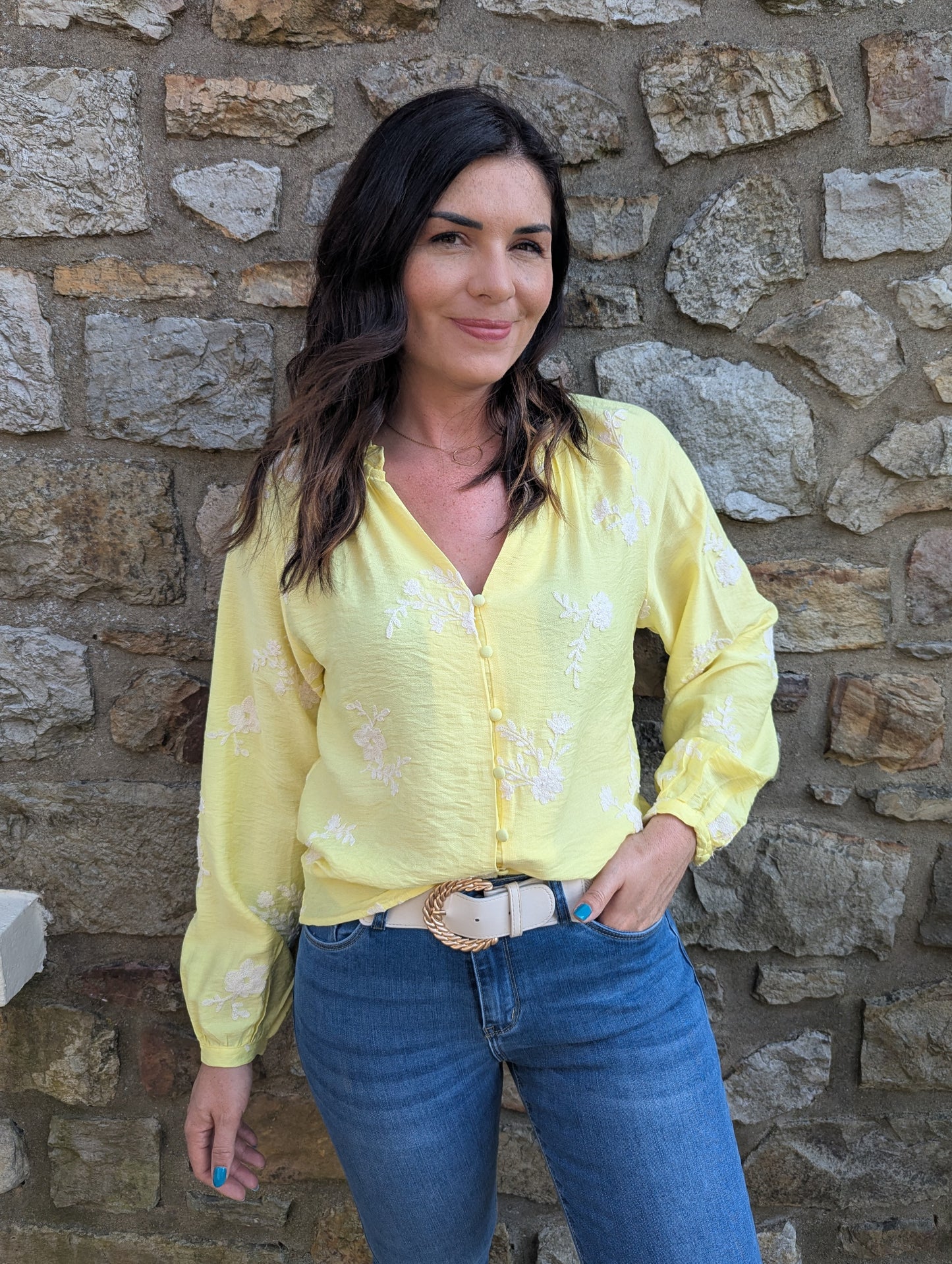 Blouse ALBI (jaune)